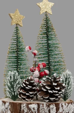 Kerstbomen op boomschijf|ohgreen Online