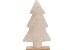 Kerstboom plush beige 20x5xh33cm|ohgreen New