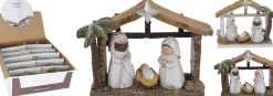 Kerststal met 3 figuren|ohgreen Clearance