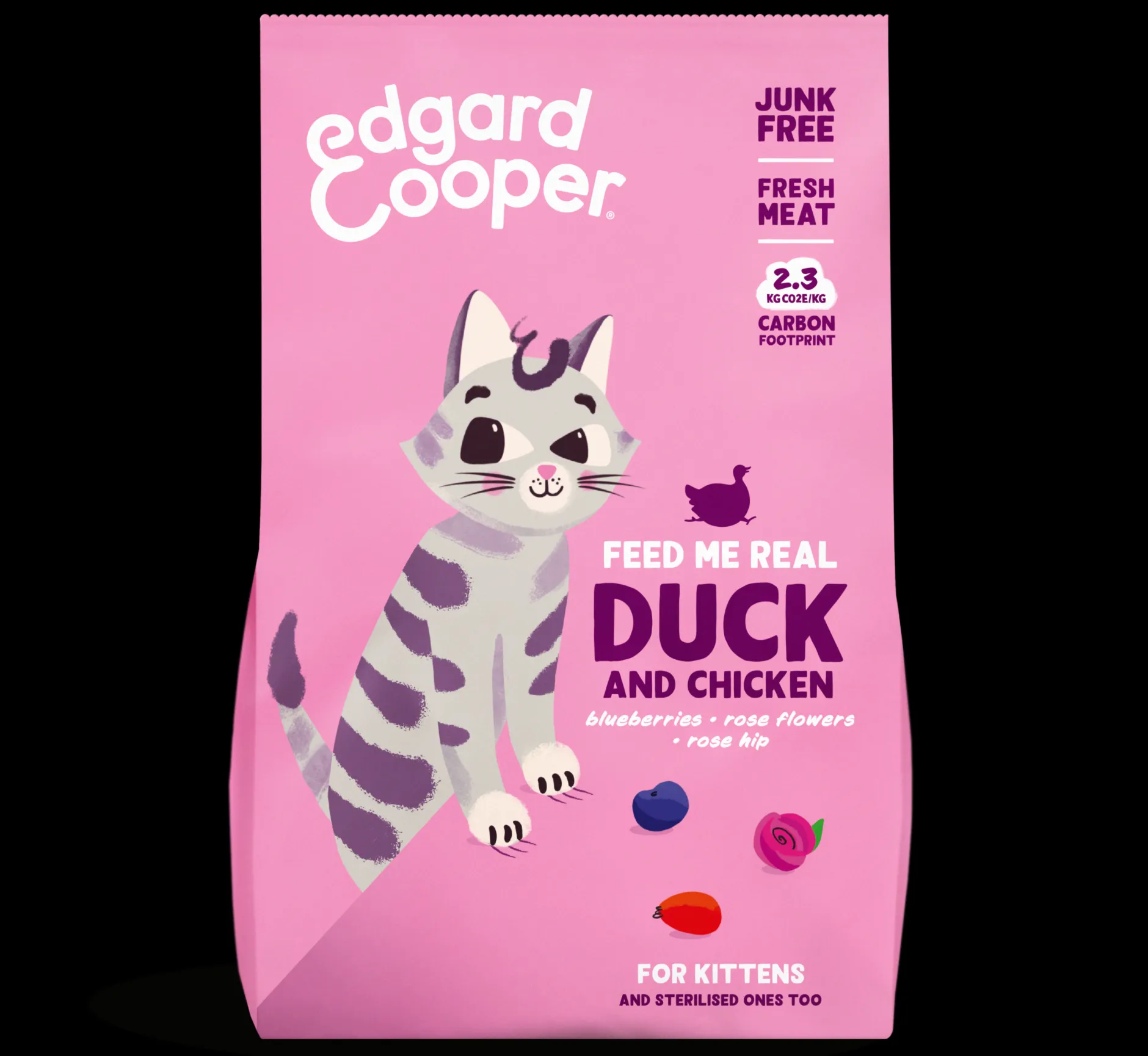 Kitten Brokjes Eend&Kip 2kg|ohgreen Hot