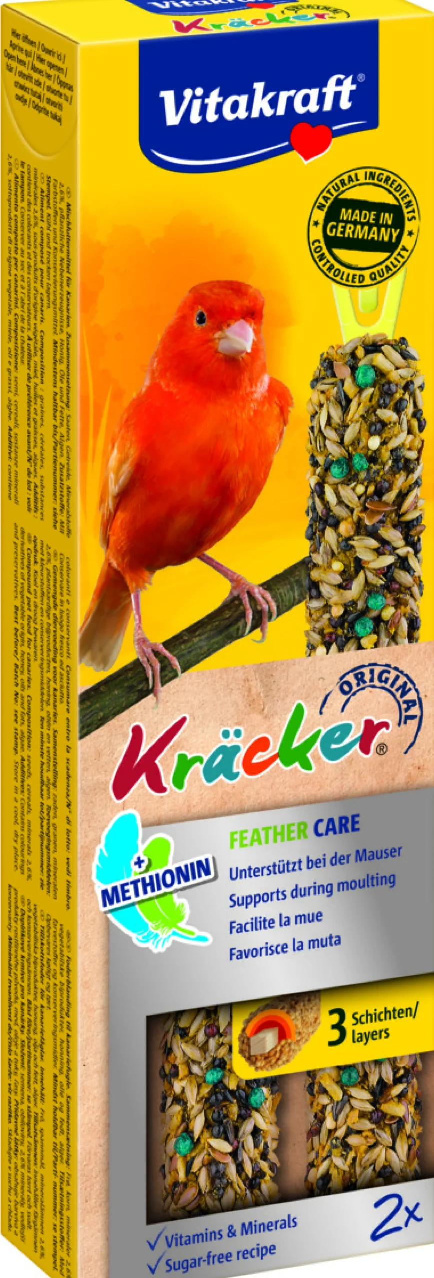 Kräcker® feather care| 2stuks| kanaries|ohgreen New