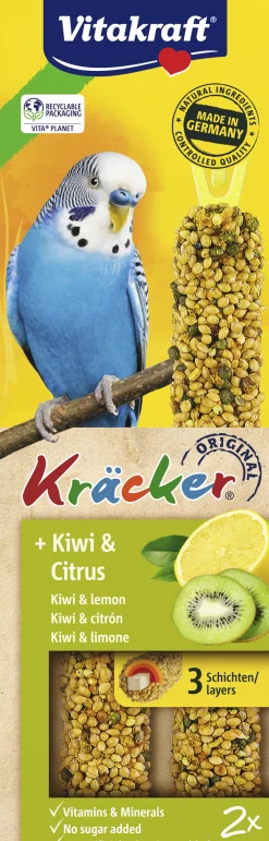 Kräcker® kiwi & citrus| 2stuks| parkieten|ohgreen New