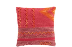 Kussen gevlochten vierkant|ohgreen Outlet