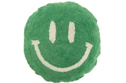 Kussen smiley getuft katoen groen/wit|ohgreen Online