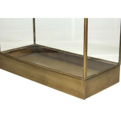 Lantaarn messing goud 34x15x55cm|ohgreen