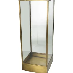 Lantaarn messing goud 15x15x40cm|ohgreen New