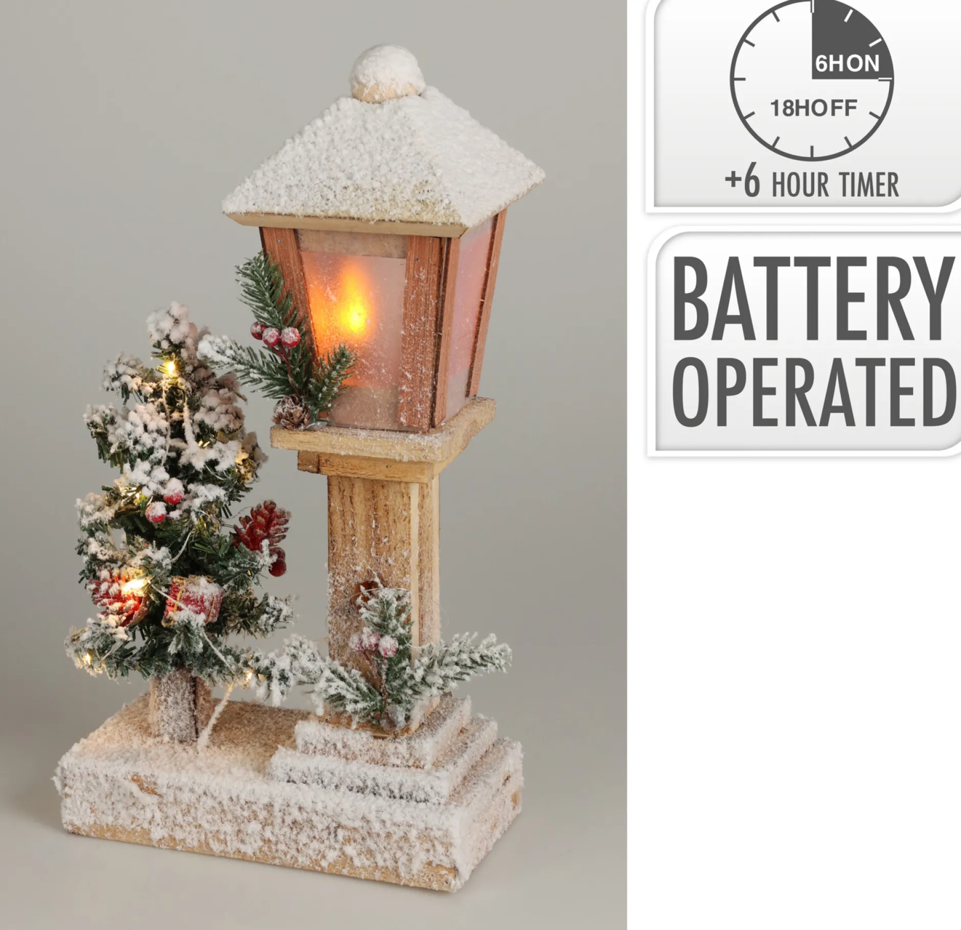 Lantaarnpaal met kerstboom|ohgreen Discount