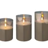 Led kaars glas steady batterij|ohgreen Online