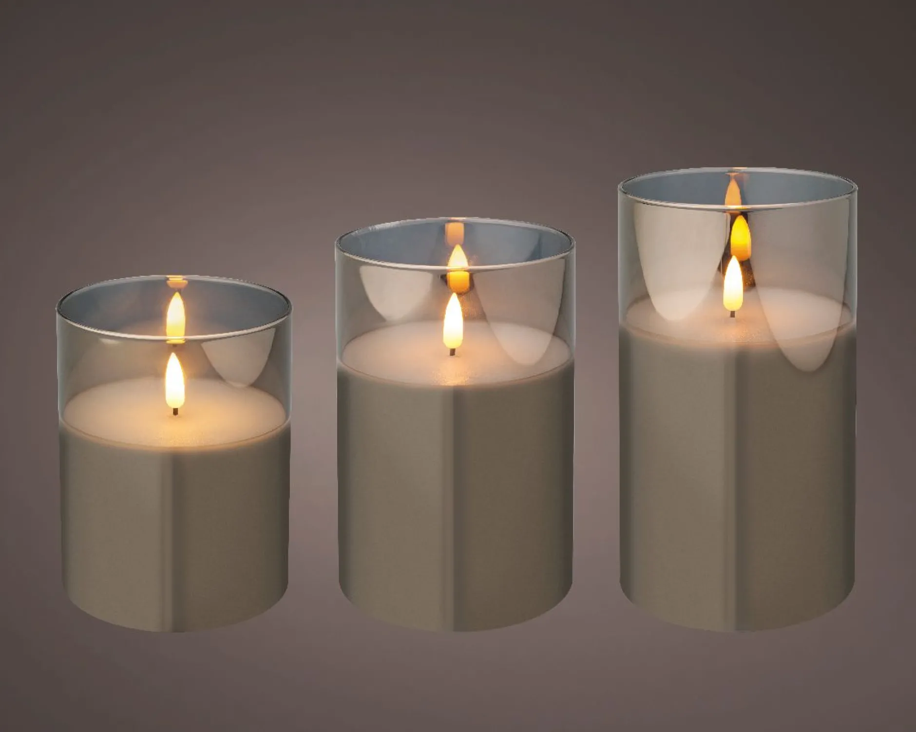 Led kaars glas steady batterij|ohgreen Online