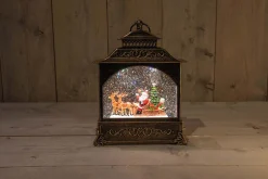 Led lantaarn kerstman glitterwater|ohgreen New