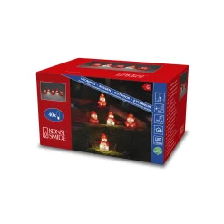 Led lichtsnoer met 3 rode acryl kerstmannen en 2 sneeuwpoppen|ohgreen Sale