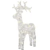 Led rendier zacht acryl reindeer flashing effect 89cm transparant/warm wit|ohgreen New