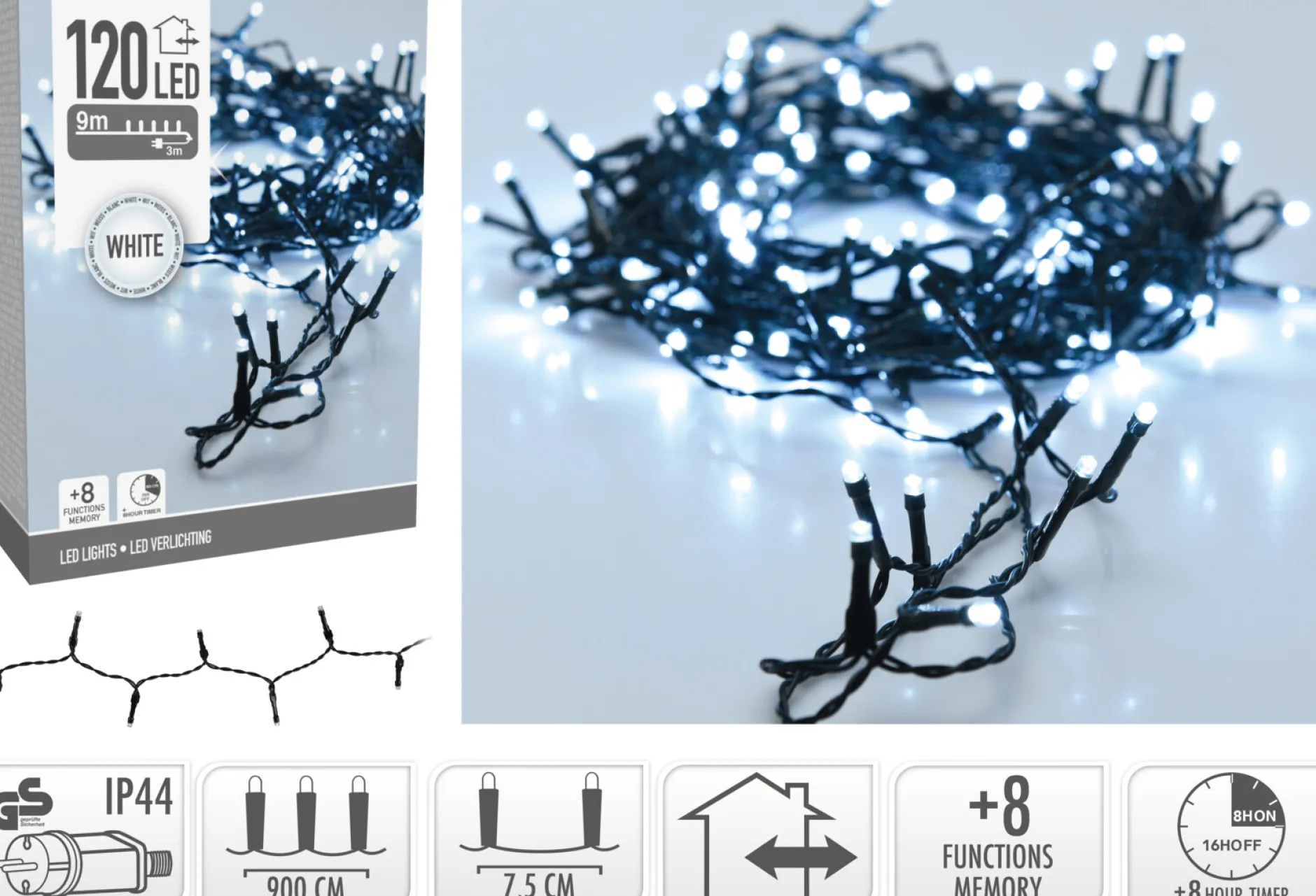 Ledverlichting 120led|ohgreen Clearance