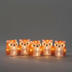 Lichtsnoer 5 acryl uilen 5m 40led warmwit voor buiten|ohgreen Sale