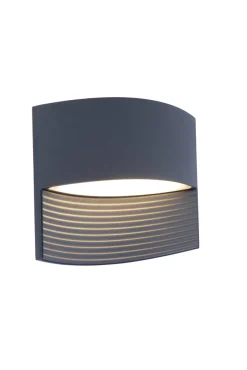 Lotus wandlamp donkergrijs led 11w|ohgreen