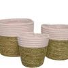 Mand zeegras roze 17cm|ohgreen Discount