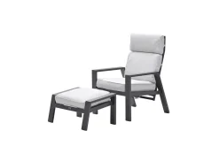 Max verstelbare relaxfauteuil met voetenbank|ohgreen New