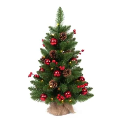 Mini kerstboom60cm met 30 lampjes|ohgreen New
