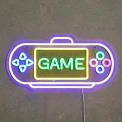 Neon light game ip20 adapter included en timer - l42xb1,5xh21,5cm|ohgreen Hot