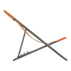 Opvouwbaar ligbed met meerdere standen orange clementine|ohgreen New