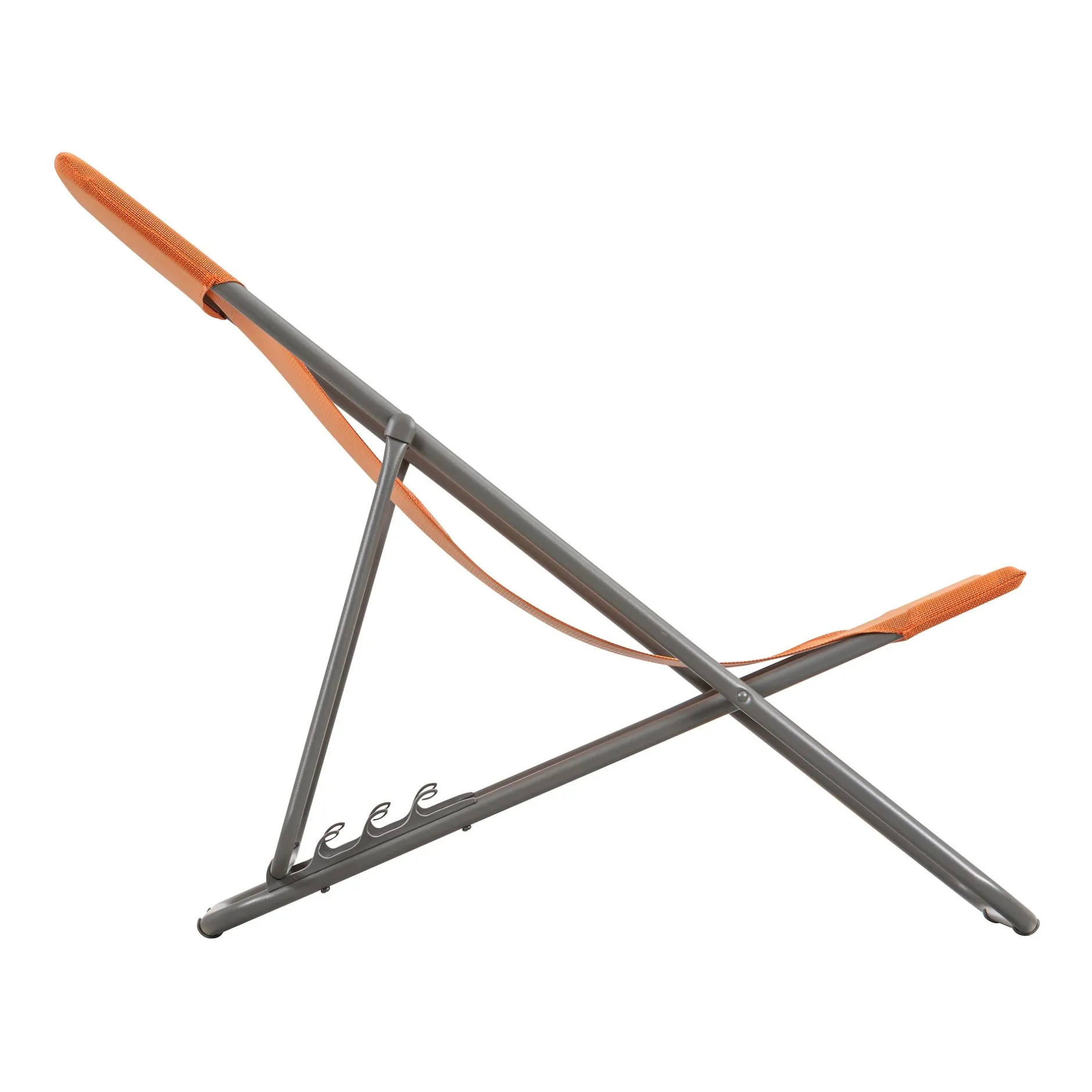 Opvouwbaar ligbed met meerdere standen orange clementine|ohgreen New