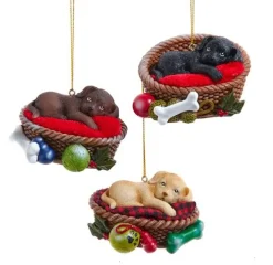 Ornament hond in mand|ohgreen Online