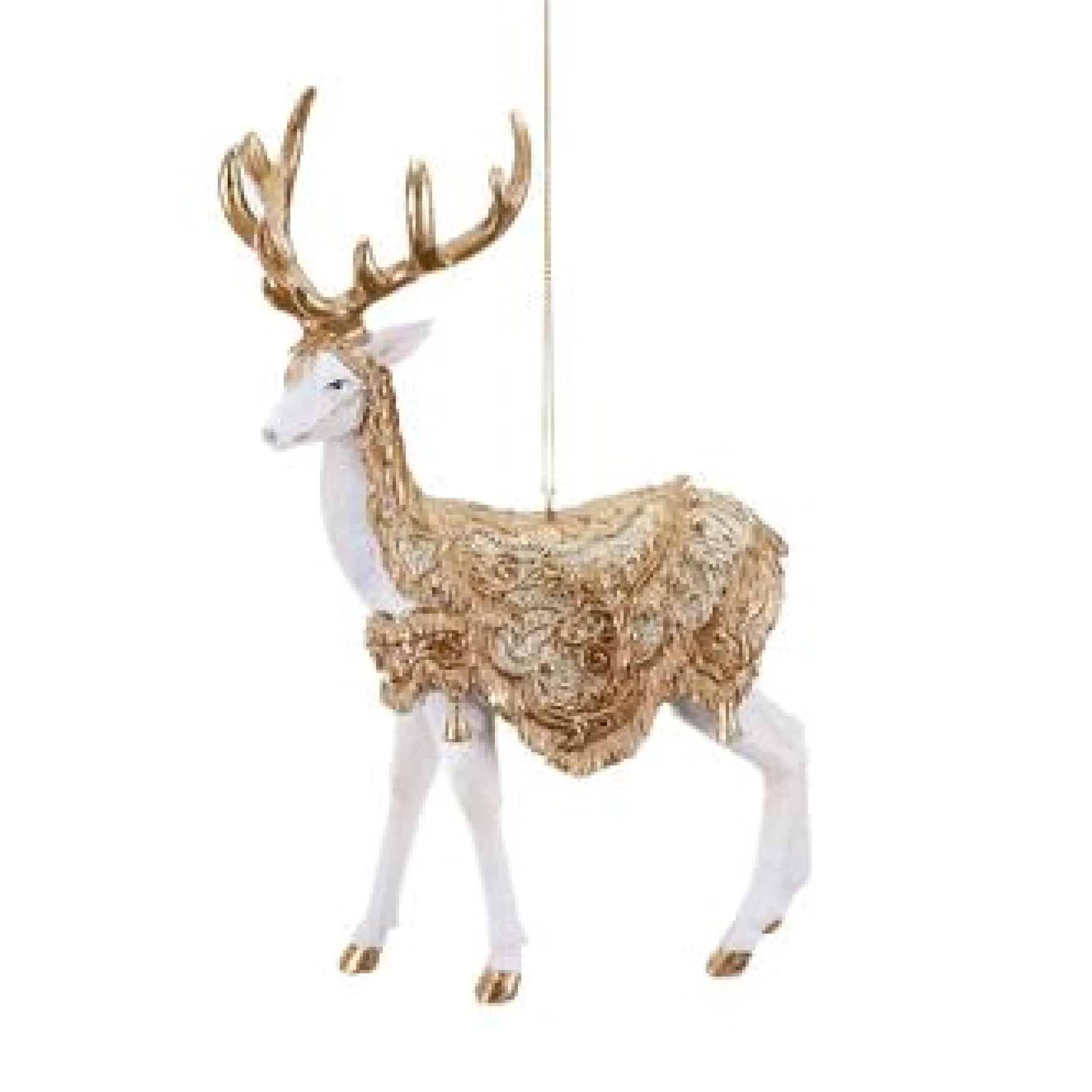 Ornament koninklijk hert met zadel|ohgreen Discount