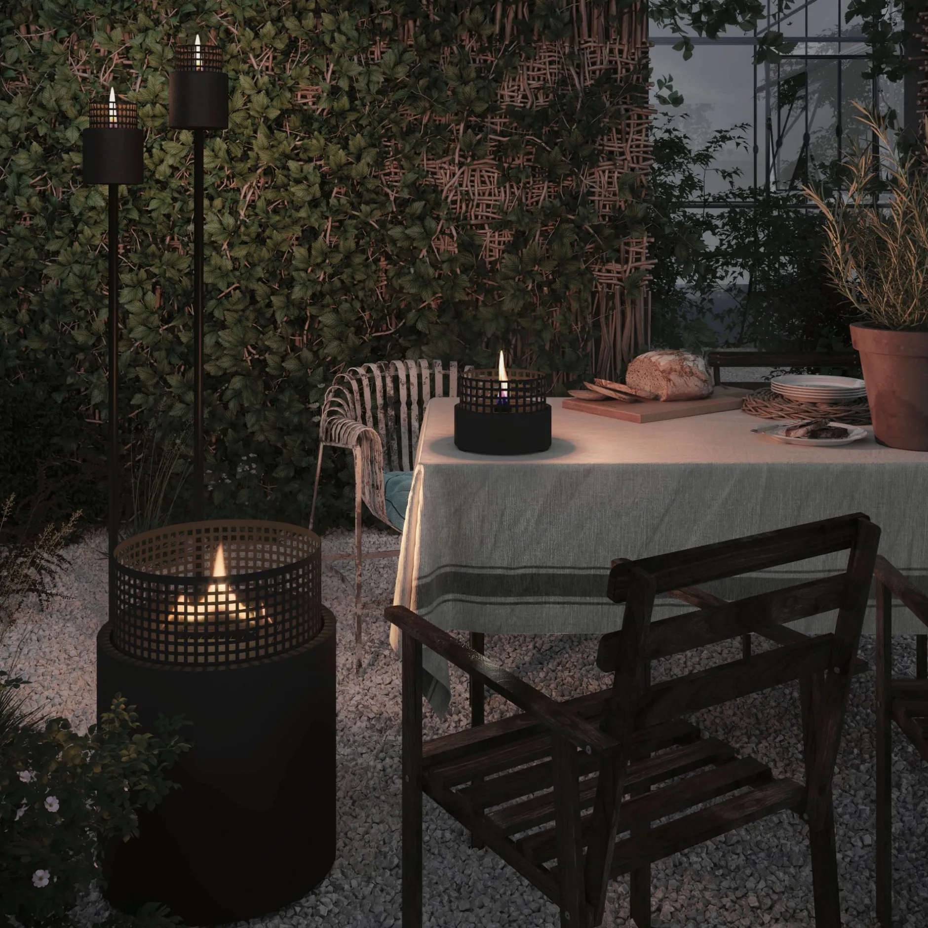 Paarl tafelhaard in staal|ohgreen Clearance