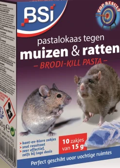 Pastalokaas tegen ratten en muizen Brodi-Kill|ohgreen