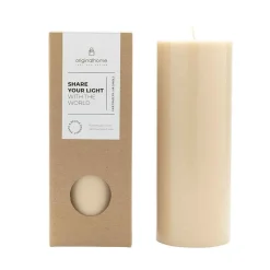 Pillar kaars beige|ohgreen Outlet