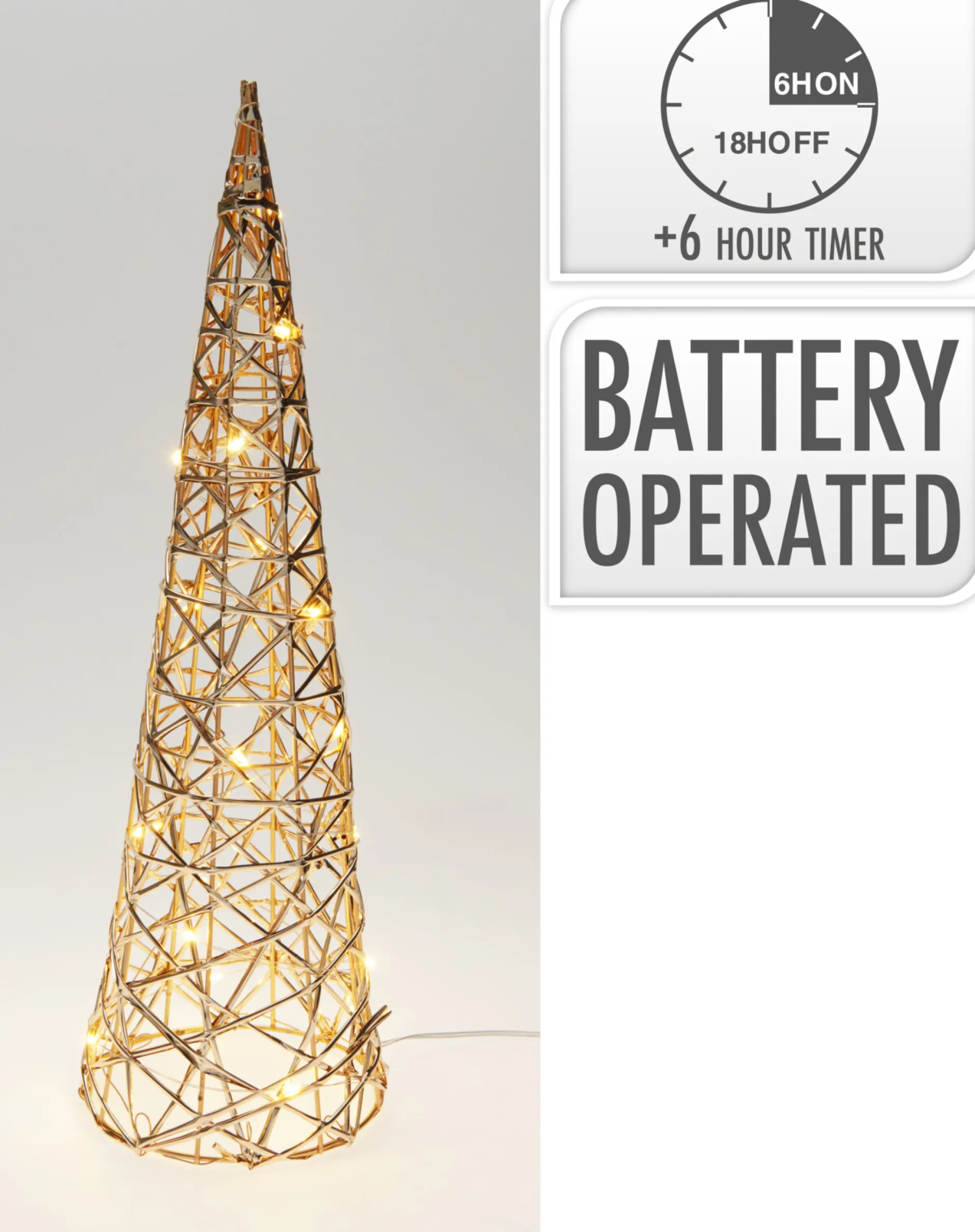 Piramide 40cm met led|ohgreen Outlet