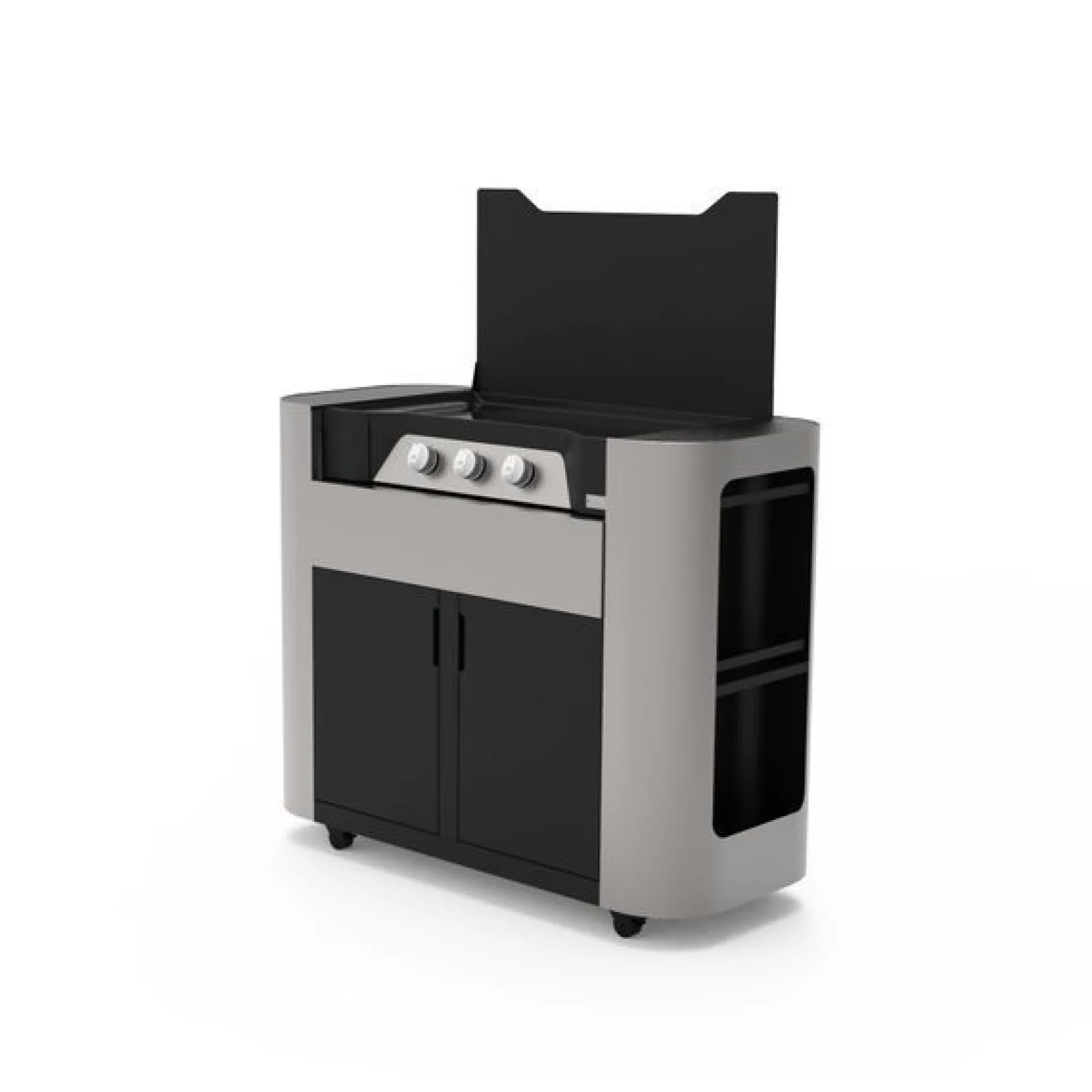 Plancha Exclusive gas 375 Duo Edition met meubel en deksel|ohgreen Sale