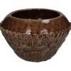 Planter fijn aardewerk bruin 31.5x31.5x20cm|ohgreen Online