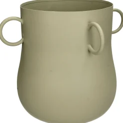 Planter ijzer ivoor 32x32x26.5cm|ohgreen Hot