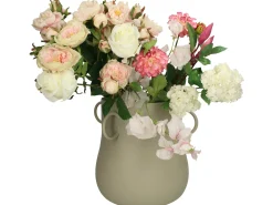 Planter ijzer ivoor 32x32x26.5cm|ohgreen Hot