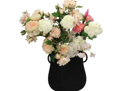 Planter ijzer zwart 32x32x26.5cm|ohgreen Clearance