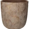 Planter paardebloem beton goud 25x25x25cm|ohgreen Online