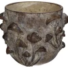 Planter paddestoel beton bruin 18.5x18.5x14.5cm|ohgreen