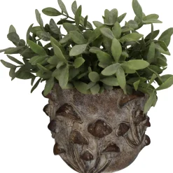 Planter paddestoel beton bruin 18.5x18.5x14.5cm|ohgreen