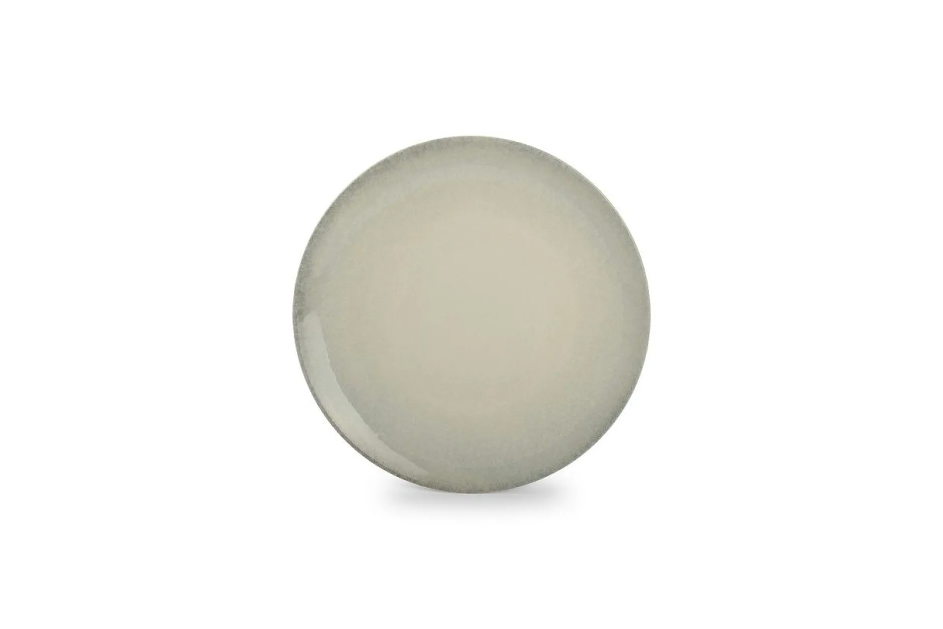 Plat bord fosil 25cm ivoor|ohgreen