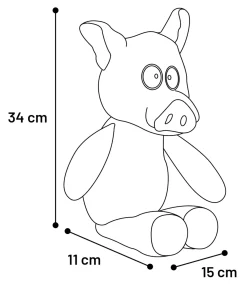 Pluche varken happy 34cm|ohgreen Best