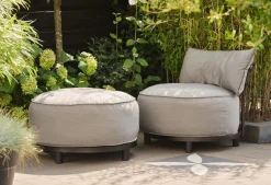 Poef/voetbank Emma rond|ohgreen Sale