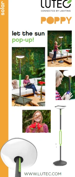 Poppy solar lamp grijs led 8w|ohgreen Online