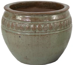 Pot bol geglazuurd d59h45|ohgreen New