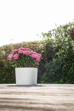 Pot Respect met reservoir 30x30h27 wit|ohgreen Discount