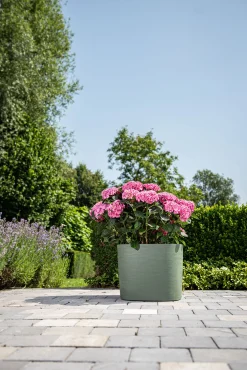 Pot Respect met reservoir 25x25h21 groen-grijs|ohgreen Online