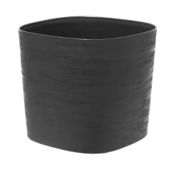 Pot Respect met reservoir 20x20h17 zwart-antraciet|ohgreen New