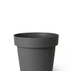 Pot rond happy 35h 29 cm antraciet|ohgreen
