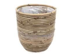 Pot round balloon stripe d24h24cm|ohgreen