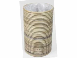 Pot round stripe grey d20h31cm|ohgreen Hot